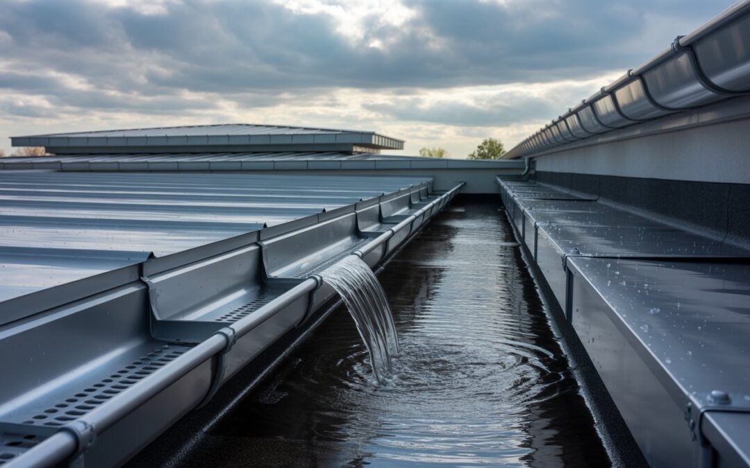 Gutters & Drainage Systems for Commercial Roofs: Why They Matter